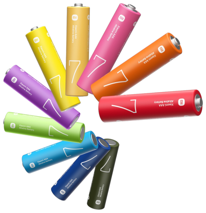 Батарейки Xiaomi AAA Rainbow Batteries комплект 10шт BHR5394GL	