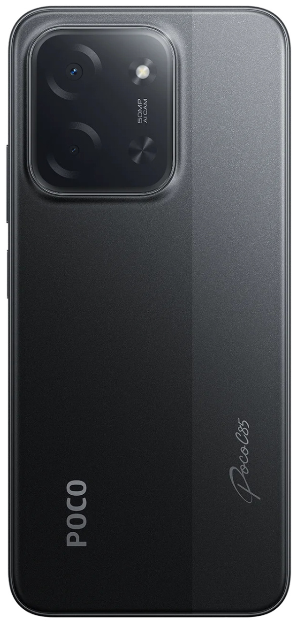 Смартфон POCO C85 6/128 ГБ черный